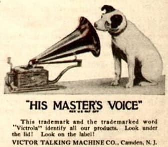 Victor talking machine logo